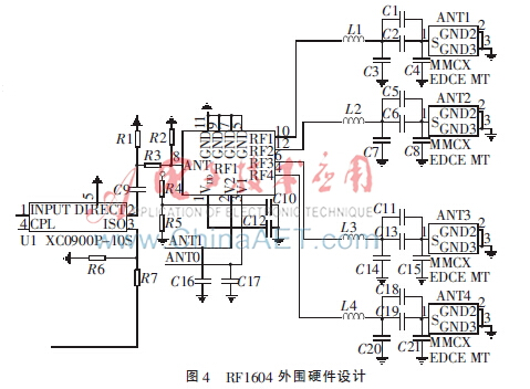 4天线超高频bfrdmc读写器核心模块设计