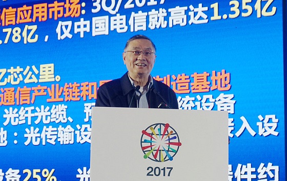 韦乐平:看好光通信产业前景 5G时代光纤率先受益