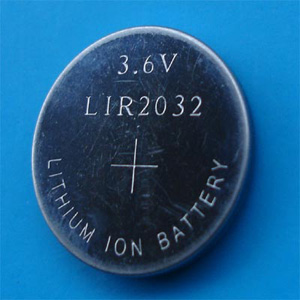 可充电池LIR2032锂离子