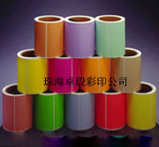 不干胶标签染色