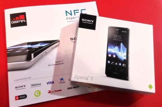 我领到的索尼Xperia T