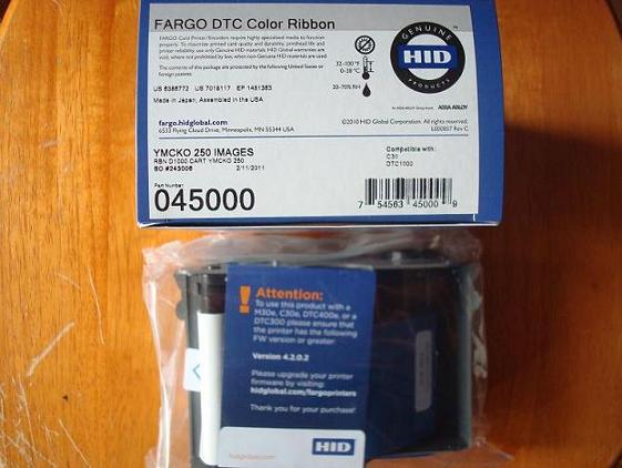 深圳FargoDTC1000证卡打印机色带