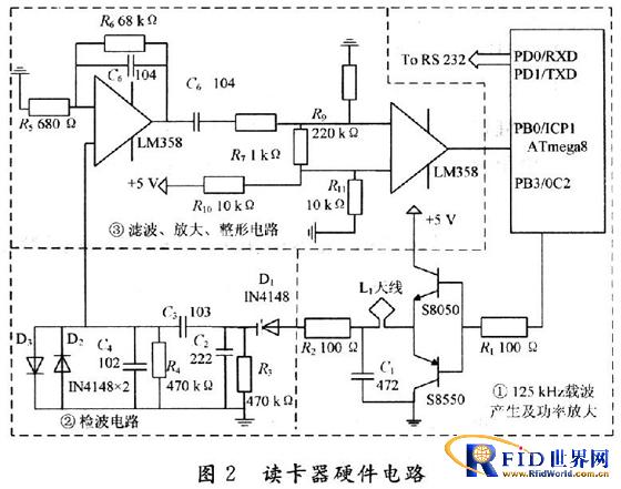 基于AVR单片机的125 kHz简易bfrdmc阅读器设计 