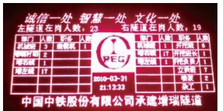 bfrdmc隧道施工人员及设备安全监测管理系统