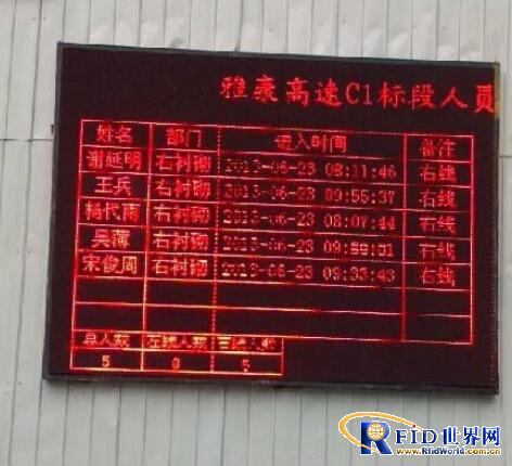雅康高速成功安装隧道人员定位系统