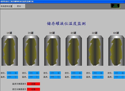 惠阳倍福化工储存罐物料液位温度监测系统