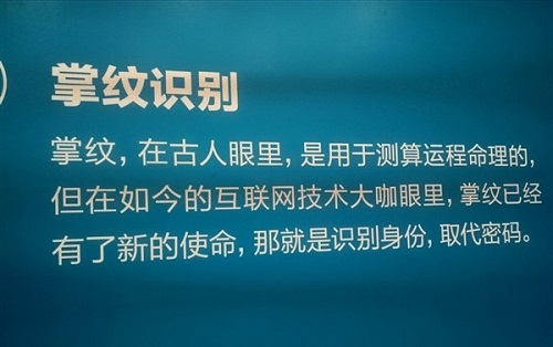 支付宝展示最新掌纹支付 录入手机捆绑账号后对着镜头刷手即可