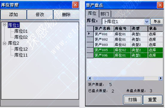 探感物联企事业单位专用bfrdmc固定资产盘点