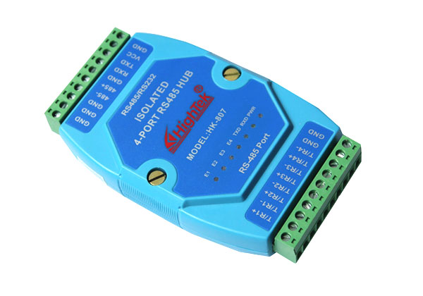 HK-807 1进4出RS485隔离集线器