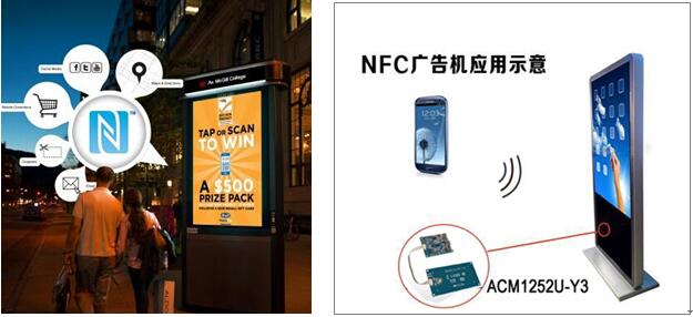 龙杰（ACS）NFC技术广告机应用方案：不接触的营销