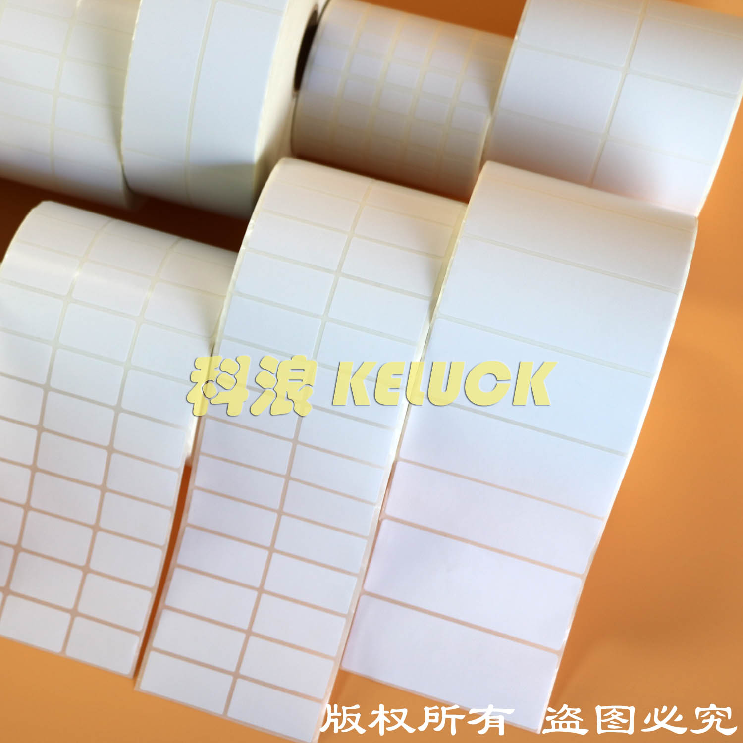 空白铜版纸不干胶