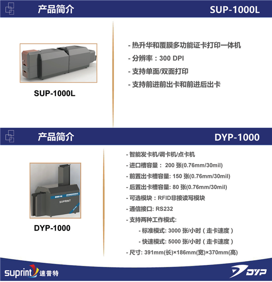 国内首创  名族之光 深圳速普特智能科技有限公司系列证卡打印机国内正式亮相