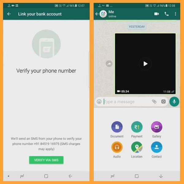 印度早于2018年初已经率先试行WhatsApp Payments电子支付系统