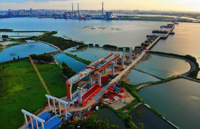 温度传感器在广东在建大桥混凝土温度监控的应用