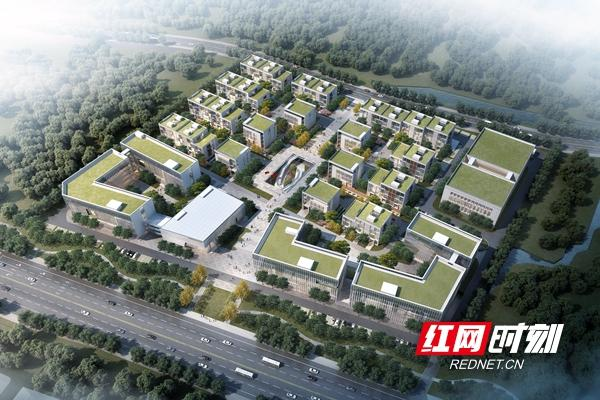 长沙健康医疗大数据产业孵化基地效果图